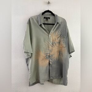 TORI RICHARD Silk blend  Short Sleeve Hawaiian Camp Shirt - Men's Size 2XL